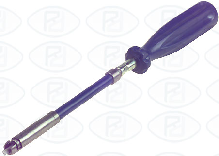 Destornillador flexible punta - 4 mm. c/sujeta tornillo     