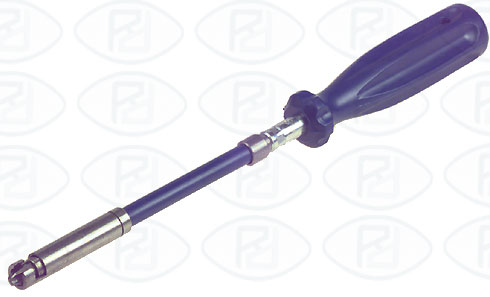 Destornillador flexible punta + 8 mm. c/sujeta tornillo     