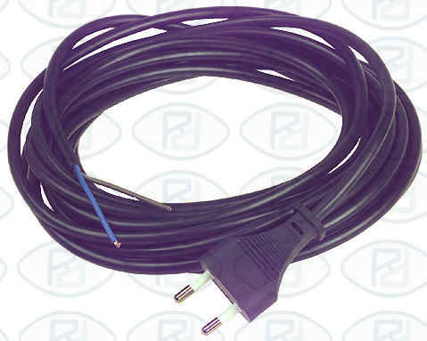 Cable alimentacin 2 hilos 7000 mm. t. 4 mm. negro, pulidora