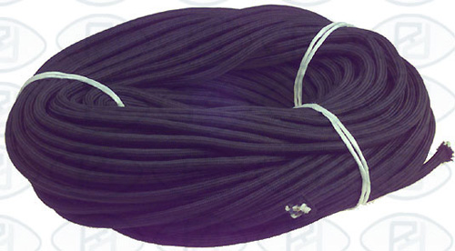 Cable alimentacin 4 hilos 0,75. algodn, negro, por metros 