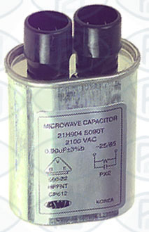 Condensador horno microondas 0,90 mf. 2100 v.                            