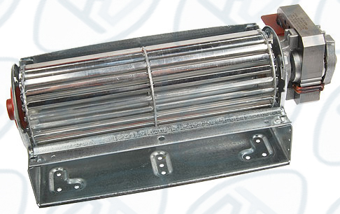 Moto ventilador tangencial derecho 180 mm. 30 w, 185x40 mm. 