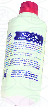 Desincrustante calcreo PAX-CAL, 500 cc.                    