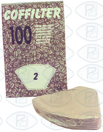 Filtro cafetera domstica papel n 2, 100 und                              