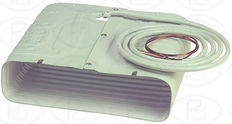 Evaporador frigorfico 1 puerta 250x63x210 mm, oval, frigo bar           