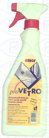 Detergente para vidrio, plstico y vitrificados, 500 ml     